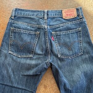 Levi's 505 Classic Denim Straight Jeans